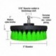 Profesionalus valymo šepetys Premium Drill Brush 3vnt. - vidutiniškai kietas, žalias, 13 cm