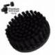Profesionalus valymo šepetys Premium Drill Brush 3vnt.- ypač kietas, juodas, 13 cm