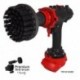 Kornely puhastushari akutrellile Extra Stiff 10cm, must