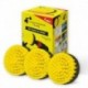 Kornely puhastushari akutrellile keskmiselt pehme 3pcs., 13cm, kollane