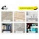 Premium Drill Brush For Professional Cleaning 5pcs. - Medium Soft, Yellow, 13 cm