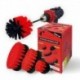 Kornely puhastushari akutrellile 5pcs. Stiff, 13cm, punane