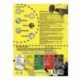 Kornely puhastushari akutrellile keskmiselt pehme, 13cm, kollane