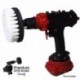 Profesionalus valymo šepetys Premium Drill Brush - ypač minkštas, baltas, 13 cm