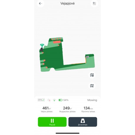 Beleaidžio vejos roboto instaliavimas
