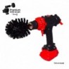 Profesionalus valymo šepetys Premium Drill Brush - ypač kietas, juodas, Original