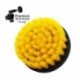 Profesionalus valymo šepetys Premium Drill Brush - vidutiniškai minkštas, geltonas, 10 cm