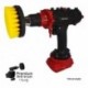 Profesionalus valymo šepetys Premium Drill Brush - vidutiniškai minkštas, geltonas, 10 cm