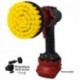 Profesionalus valymo šepetys Premium Drill Brush - vidutiniškai minkštas, geltonas, 10 cm