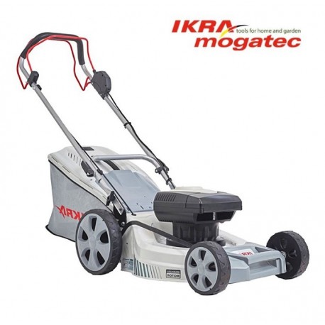 Аккумуляторная самоходная газонокосилка 80 V (2 × 40 V) 2 × 2,5 Ah| IKRA IAM 40-4625