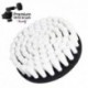 Profesionalus valymo šepetys Premium Drill Brush - ypač minkštas, baltas, 13 cm