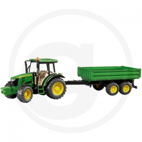 Bruder John Deere 5115M priekaba