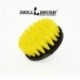 "DRILL BRUSH" Yellow minkštas šepetys suktukams ir gręžtuvams, 10 cm