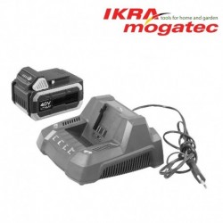 A charger for a 40 V "Ikra" battery, fast