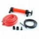 Oil, grease and fuel extraction syringe / pump