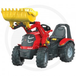 Minamas traktorius Rolly Toys X-Trac Premium su krautuvu, dviem pavarom ir stabdžiais